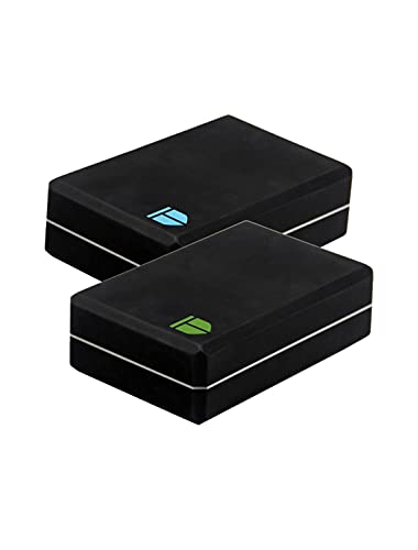 Image of TEGO Boost Yoga Block - Firm EVA - 3x6x9 Inches - 2 Pieces - Accessory for Yoga and Pilates