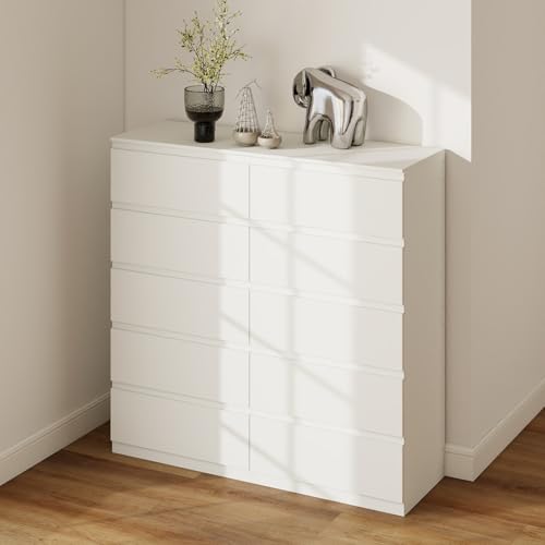 Ginhow Cómoda con cajones armario de cajones