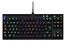 Price comparison product image Logitech G PRO Mechanical Gaming Keyboard  Ultra Portable Tenkeyless Design, Detachable Micro USB Cable, Advanced GX Blue Clicky Switches, LIGHTSYNC RGB Backlit Keys, QWERTY UK, PC/Mac - Black