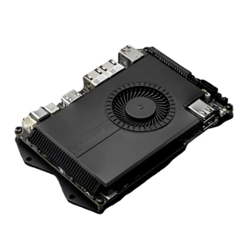 LattePanda Sigma x86 Single Board Computer Server, Mini Computer with Integrated Fan, Windows/Linux Compatible, Black (32GB RAM, SN770 500GB SSDAX211 WiFi 6E)