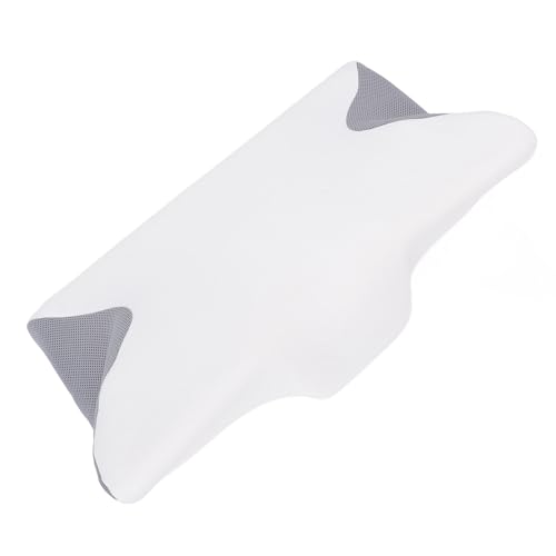 Naroote Almohada Cervical en el Cuello, una Cómoda Almohada de Memoria de Espuma para Dormir la Lenta Forma de Mariposa Lenta para la Cama (Gran tamaño (24x18.5cm / 9.4x7.3in))