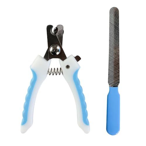 Alicate para Corte de Unhas de Pets AZUL Alicate de Unhas para Cães e Gatos Fácil de Usar Corte Prec