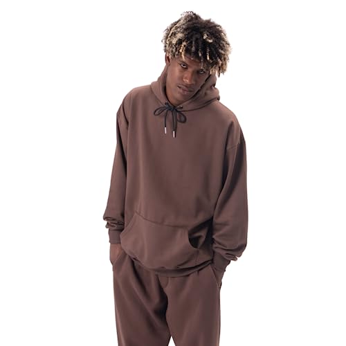 Moletom Canguru Streetwear 2 Cabos - Marrom Tamanho:XG;Cor:Marrom