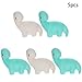 Othmro Children's Lovely Silicone Luminous Baby Care lamp Bedside Table Baby Care lamp Decoration Children's Bedroom Thunder Dragon 5-Piece Set