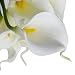 Surreh Ramos de flores artificiales de lirio de agua, sensación natural, 10...