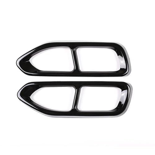 Embout d'échappement haut de gamme finition acier noir sport pour BMW G11 G12 2 pièces