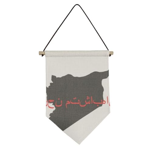 Drapeau en toile tissée We are avec suspension durable