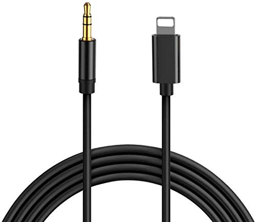 [Apple MFi Certified] iPhone to 3.5mm Car AUX Stereo Audio Cord, Lightning to