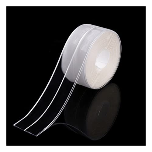 homeemoh Clear Caulk Tape Self Adhesive Sealant Strip 1.5