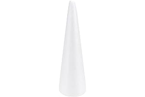 Happyyami Foam Cones for Crafts, 12 Inch Cone