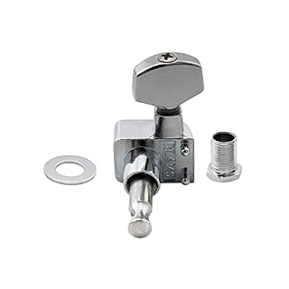 Musiclily Pro Mécaniques 6 en Ligne 2-pins Guitare pour Fender Strat/Tele Guitare,Chrome - Les Beatles, Paul McCartney, John Lennon, RIngo Starr, George Harrison Musiclily Pro Mécaniques 6 en Ligne 2-pins Guitare pour Fender Strat/Tele Guitare,Chrome – Image 5