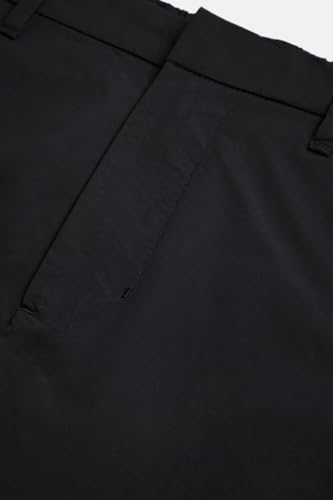 Image of SNITCH Men Trousers Casual Wear | Regular Fit Mid Rise Straight Leg Solid Pattern | Durable Polyester & Plain Weave Fabric for Daily Use & Office Outings