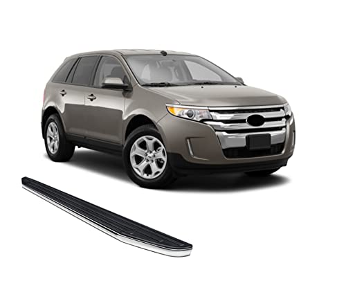 Estribos Premium Black Horse Negro para Ford Edge 2007-2014 miniatura 2