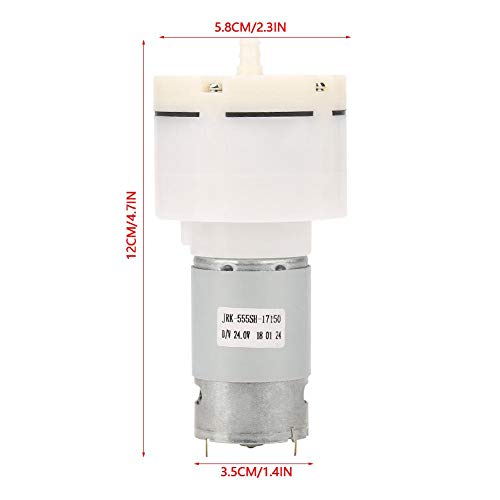 Mini Air Pump, DC 24V Mini Small Low Noise Short Filling Time Air Pump