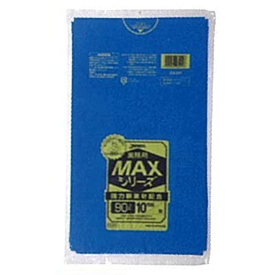 ジャパックス 業務用ポリ袋 90L 青 0.020mm 300枚 10枚×30冊入 S-94