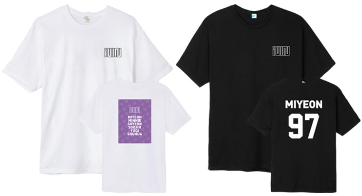 Amazon.co.jp: GIDLE Tシャツ ジー・アイドゥル Tシャツ 全員番号t