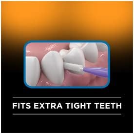 Miniatura 4 de DenTek Complete Clean - Púas de hilo dental de fácil alcance, revestimiento avanzado de flúor, sabor a enjuague bucal, 32 unidades (paquete de 2)