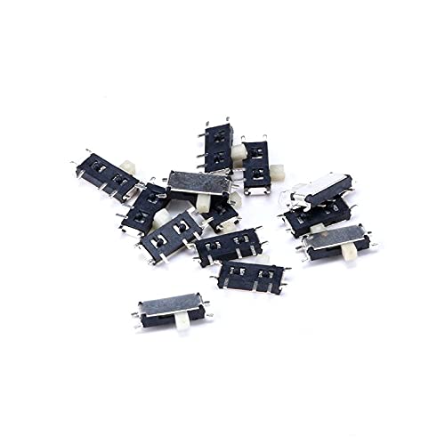 50Pcs/lot Mini 7-Pin On/Off 1P2T SPDT MSK-12C02 SMD Toggle Slide Switch for MP3 MP4 DC 12V 0.1A