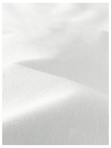 Image of RoseSeek Women's Bow Print Short Sleeve Round Neck Oversized Tops Basic Loose Fit Drop Shoulder Tees for Summer