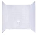 Kinro Composites WUW-27STD-SPK White Uni-Wall One Piece Tub Surround - Piece of 1
