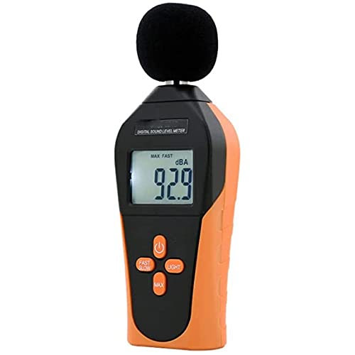 Decibel Meter Decibel Meter-Professional Sound Pressure Level SPL Reader Handheld Digital Messgerät Messbereich 30-130 dB(A) Accuracy 0,1 dB Noise Tester
