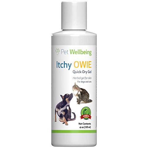 Pet Wellbeing - Itchy Owie Quick-Dry Gel for Dogs - Natural Dry Skin Relief for Canines - 4oz (118ml)
