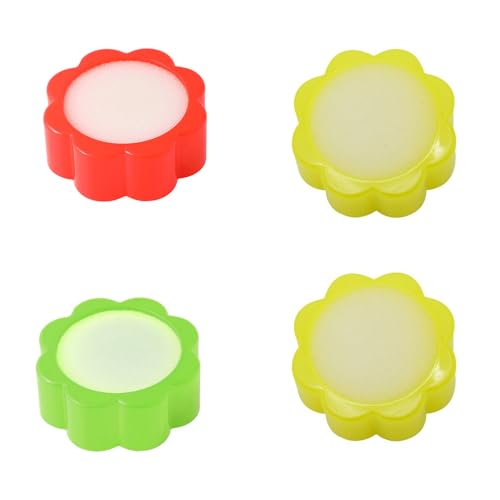 Humectante húmedo de esponja para dedos, 4 unidades de humectantes de agua para contar dinero en efectivo, oficina, hogar, cajero (color al azar)