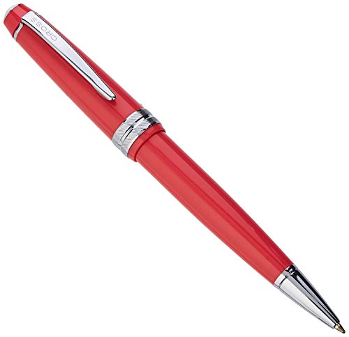 Stylo bille CROSS Bailey AT0742S-5 en résine précieuse corail poli