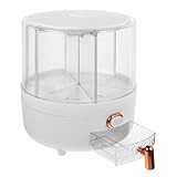 Abaodam 米び 大容量 防虫防潮密封 米収納ボックス 簡単操作 清掃簡単 字型漏斗付き 家用穀物ディスペンサー 再利用可能