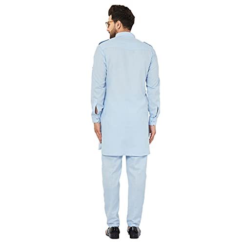 Image of ARMAAN ETHNIC Casual Pathani Suit With Pant For Men
