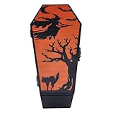 Décoration polyvalente : utilisez-la comme boîte à cercueil d'halloween pour le stockage de friandises, ou conservez-la comme boîte à souvenirs pour les petits trésors, ce qui en fait un élément précieux de la décoration quotidienne de la maison, mini boîtes à friandises cercueil, plateau à nourriture cercueil