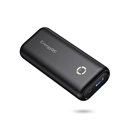 Power Bank 10.000 mAh kleiner tragbarer externer Akku Pack Handy Schnellladegerät kompakt & leicht für Handy, iPhone 12, Samsung S10, Huawei, Xiaomi und mehr Cover