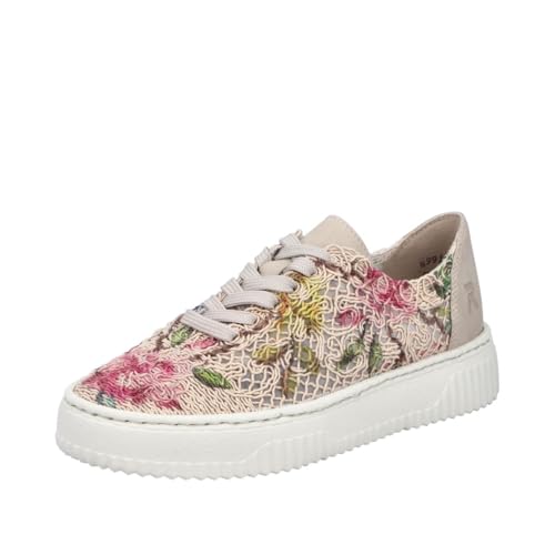 Baskets Basses Femme Rieker N9919 - Chaussures Anti-Stress avec Semelle Amortissante