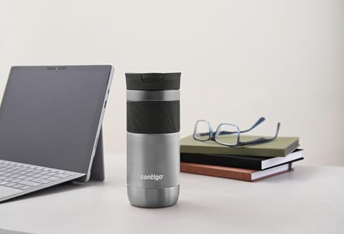Image of Contigo Byron 2.0 Thermo Mug, Stainless Steel Insulated With Snapseal Closure, 100% Leak Proof, Keeps Warm up to 5 Hours & Cold up to 12 Hours, 470 ml
