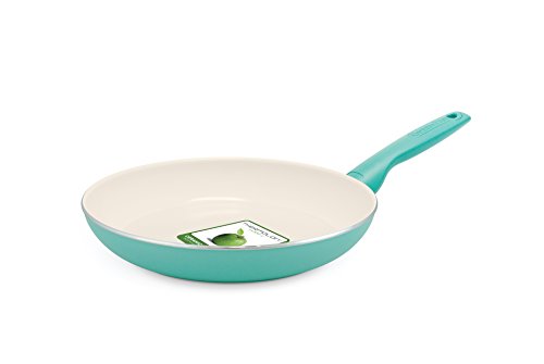 Image of GreenPan Non Stick Fry Pan, 12 Inches, Turquoise, 1 Piece