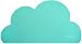 Produktbild Kindsgut Platzdeckchen Wolke, Tischset, Unterlage in kinderfreundlichem Design und dezenten Farben, frei von BPA, Mint