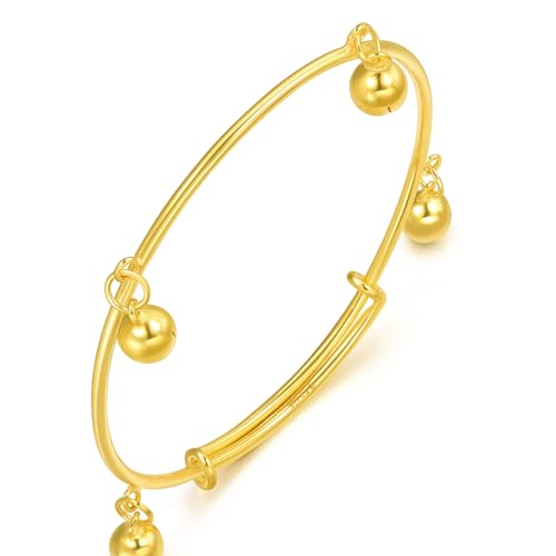 CHOW SANG SANG 999.9 24K Solid Gold Chinese Gifting Adjustable Bangle 09220K Price-by-Weight 7.11g Gold2