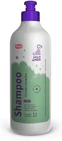 Ibasa Shampoo Condicionador Pelo Amor para Cães e Gatos 1 Litro