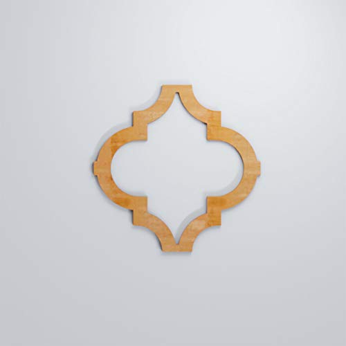 Image of Ekena Millwork WALW16X16X0375MRKAL Marrakesh 3 /8 inchT Decorative Fretwork Wall Panels, 15 3 /8 inchW X 15 3 /8 inchH, Alder