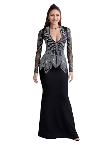 Image of Figdaw Elegant Long Prom Dresses Sexy Evening Gowns for Women Formal Events 2025