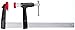 Bessey PZ6.024 Bessey Rapid Action Clamp with No Twist Clamping Action & 24" Capacity, x 6" Throat Depth, Red/Black