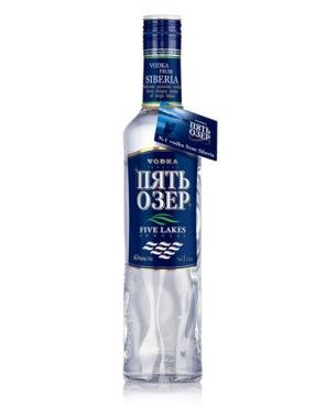 "Five Lakes special" Siberian Vodka 40% vol, 1 KARTON, 9 Flaschen je 1L