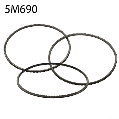 Correa trapezoidal 5M690 para torno que soluciona pérdidas de potencia 3