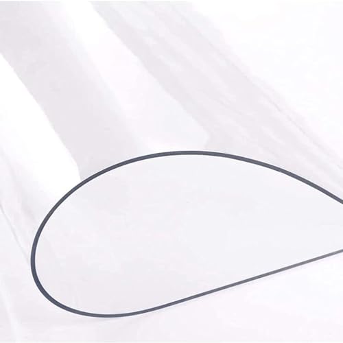 Tapete para alfombras de vinilo transparente de 1,5 mm protector de suelo de madera 2