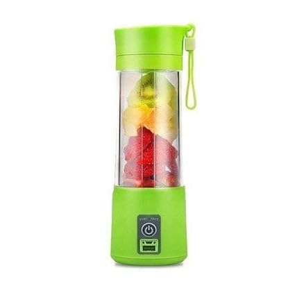 ALWAFLI Rechargeable Portable Electric Mini USB Juicer Bottle Blender Plastic Portable USB Electric Blender Juice Cup - 1 Pc (Color May Vary)