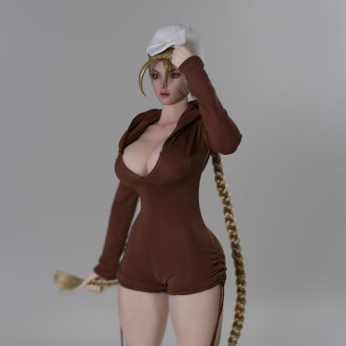HAMRETHYPPZ 1/6 コスチューム 1/6 フィギュア 服 女性 ジャージ、パンツ、セクシーパンツ、フィットネスヨガパンツ (素体とヘッドと靴等は含まりません) (コーーヒー色)