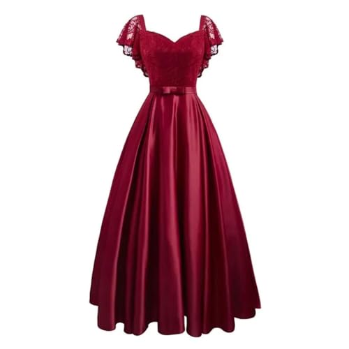 Robe de soirée ajourée bleue pour vos réceptions et mariages en plein air ce printemps