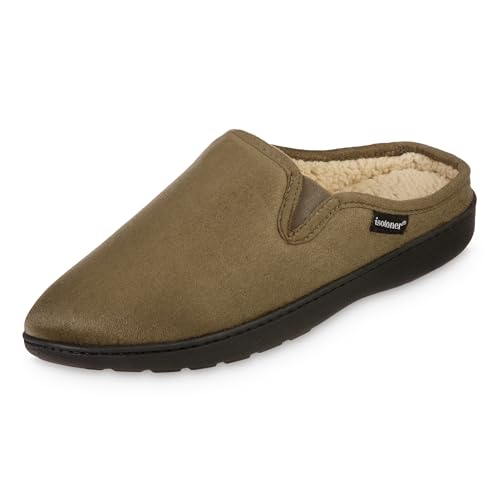 Chaussons en microsuède Isotoner Vincent pour des soirées cocooning