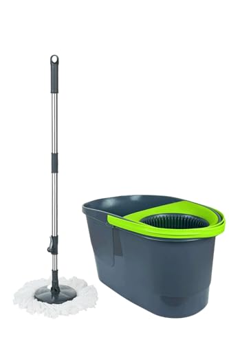 Dark Power Otomatik Temizlik Seti-18 L-Otomatik Kendinden Sıkmalı Kova Mop Seti - Üretici Garantili