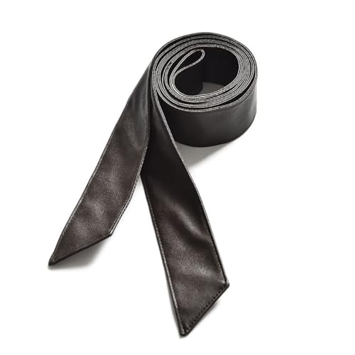 180cm PU Leather Belt Long Sash Belt Women OBI Belt Waist Band Waistband Belts Overcoat Belt Replacement Brown4